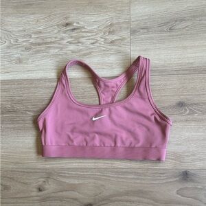 Nike Pink Racerback Sports Bra with Supportive Straps